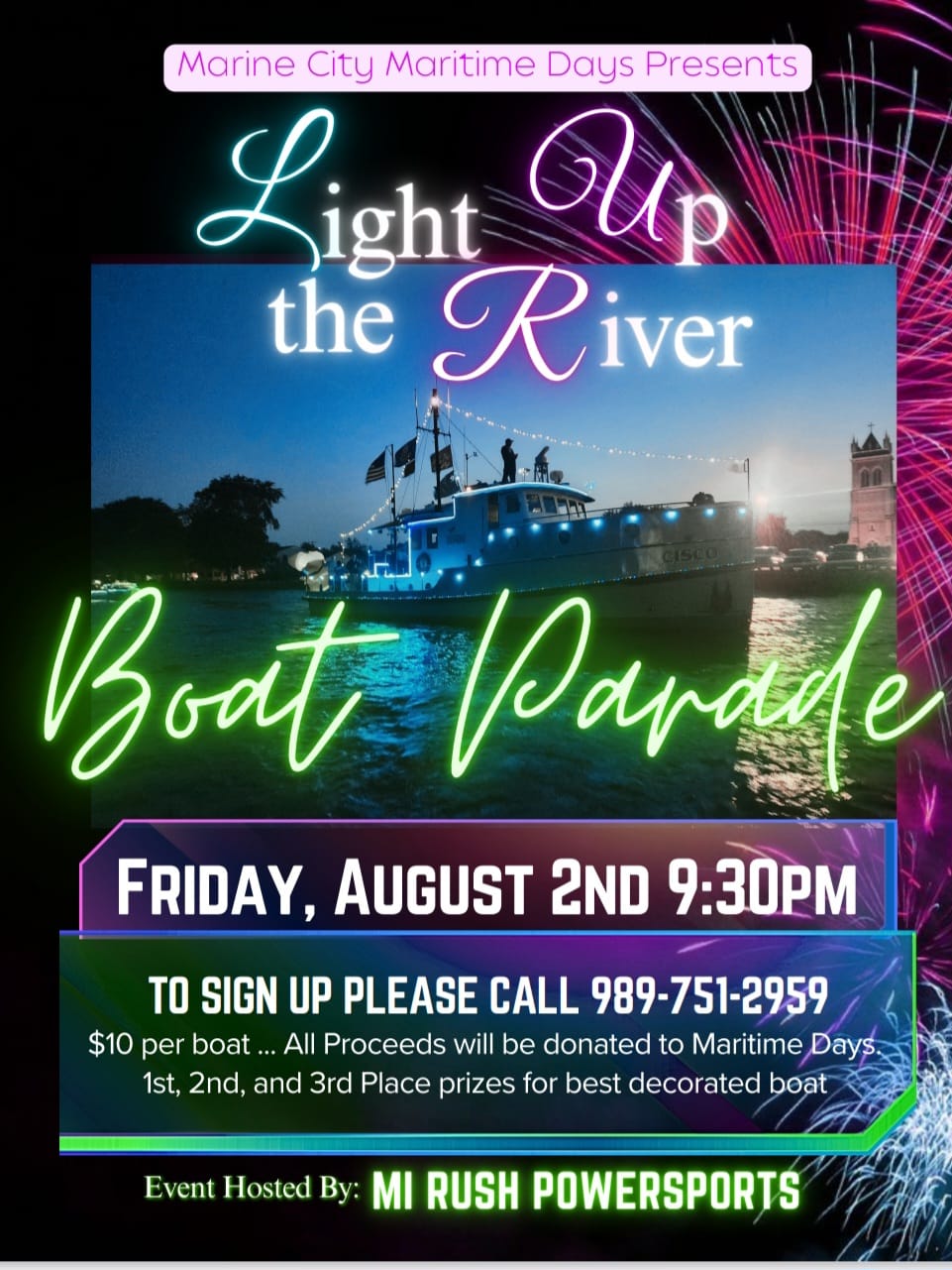 Light Up The River Boat Parade