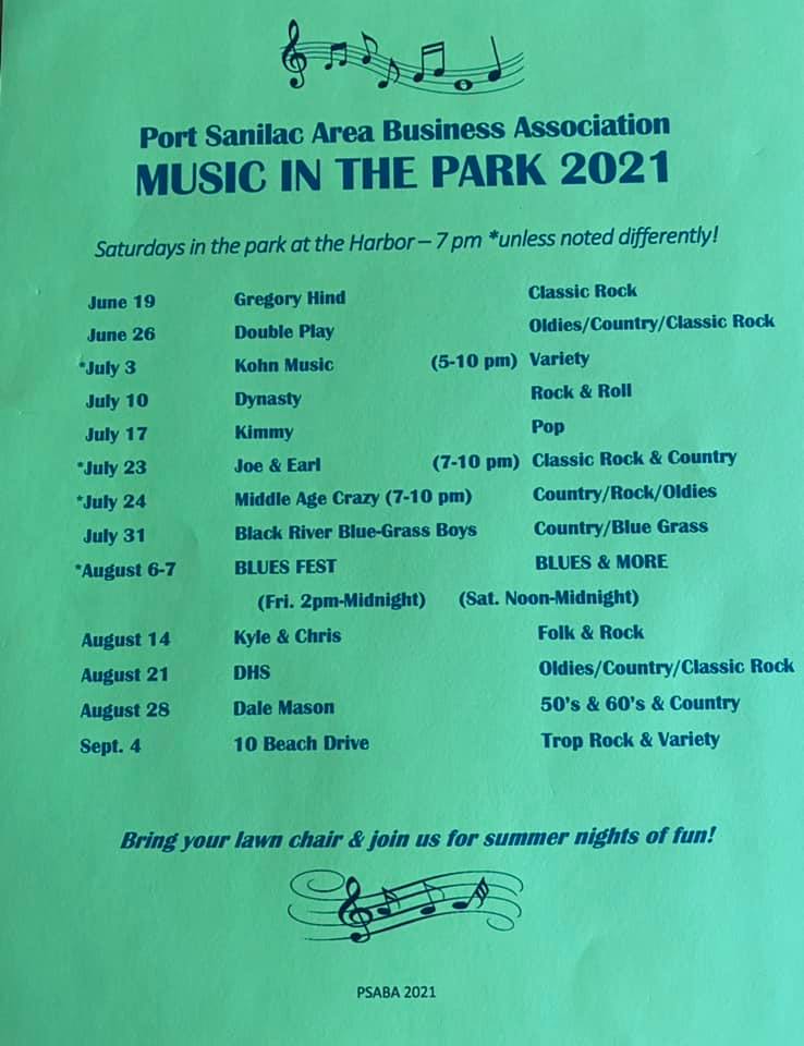 Music ? in the Park Port Sanilac