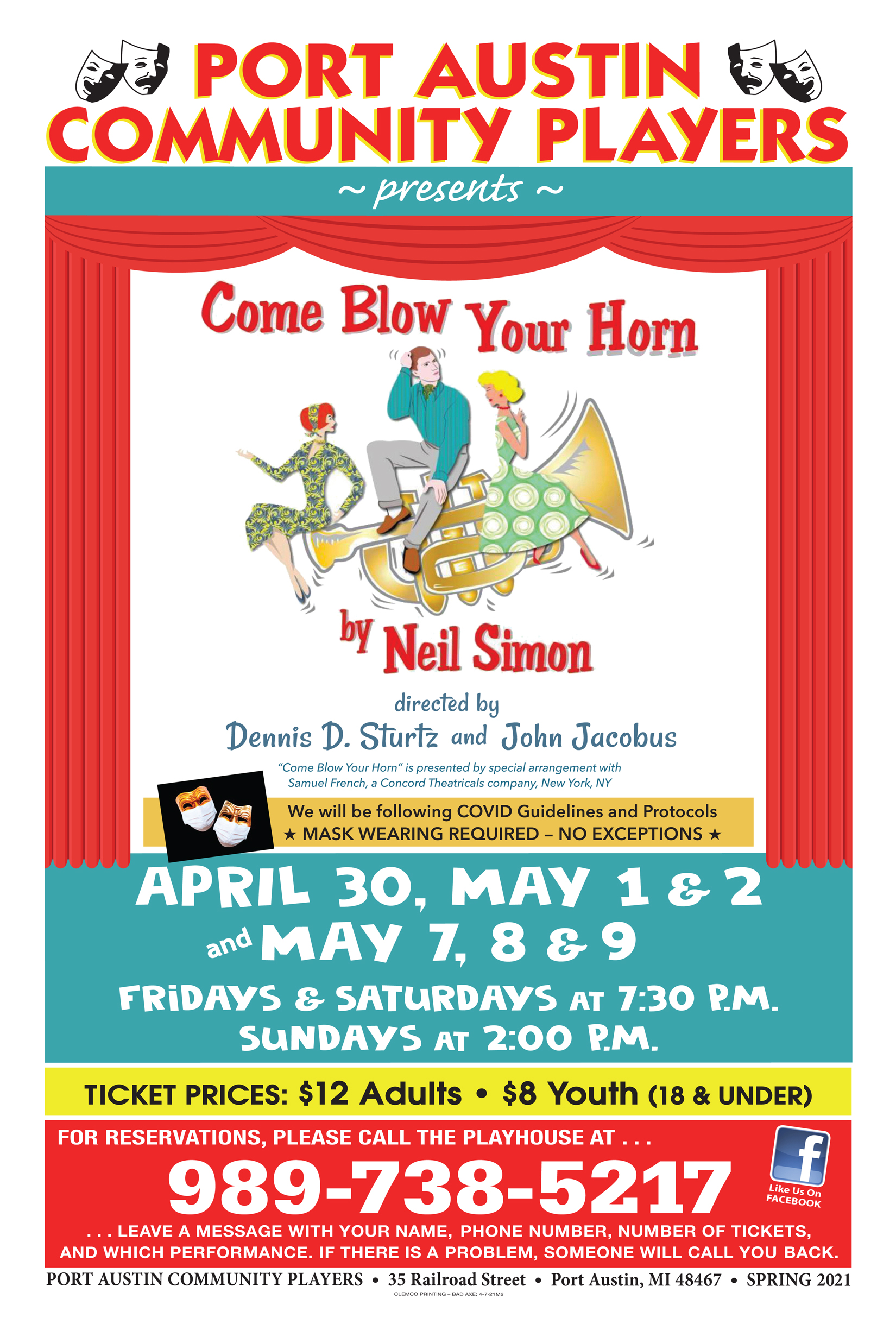 Blow Your Horn” Comedy Play