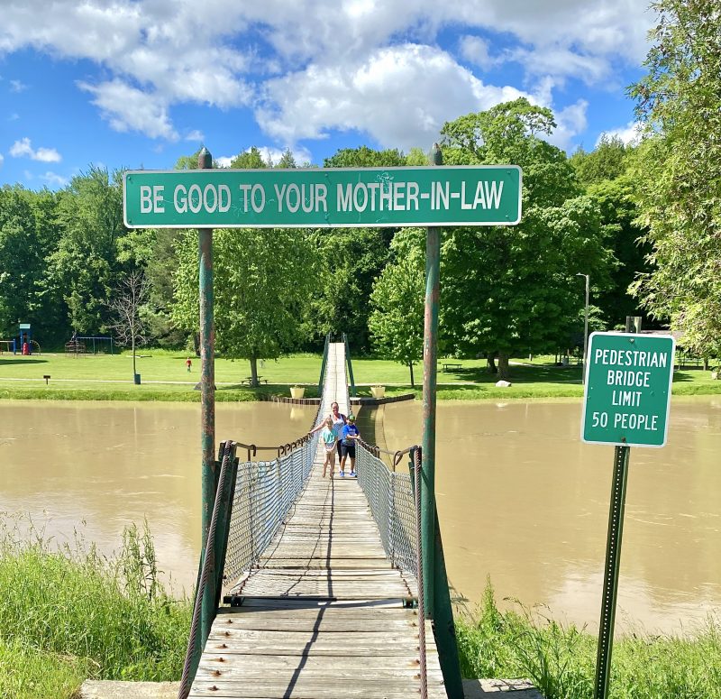 Croswell Swinging Bridge